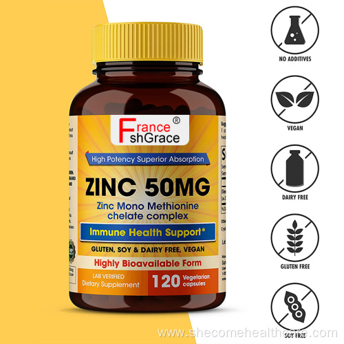 Zinc 50mg Supplement Immune Zinc Vitamin C supplements